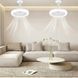 Вентилятор-люстра універсальний стельовий Multi-function Fan Light 2в1 m16341 фото 2
