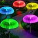 Вулична гірлянда-ліхтар на сонячній батареї Медуза RGB / Садовий ліхтар світильник Фонтан RGB 2шт AS2501 фото 6