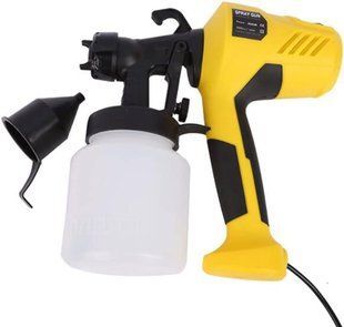 Електричний розпилювач для фарби Electric Paint Sprayer 500W ручний прилад пульверизатор, розпилювач 800 мл краскопульт 3 ступеня розпилення 2127482 фото