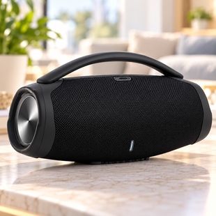 Портативная колонка Booms Box 3 / Колонка Bluetooth черная / Портативная колонка 100 Вт G5269 фото