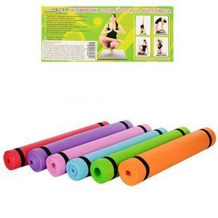 Йогомат M 0380-2 килимок для фітнесу, 6 кольорів M 0380-2 фото