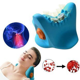Електричний масажер для шиї LY-471 SPIN PILLOW для зняття м'язової напруги 2052945 фото