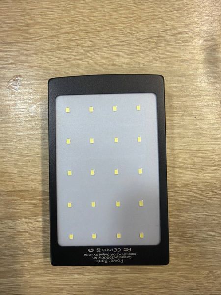 Сонячний Power Bank Solar 30000 mAh / Повербанк Solar 2xUSB з ліхтариком solar20 фото