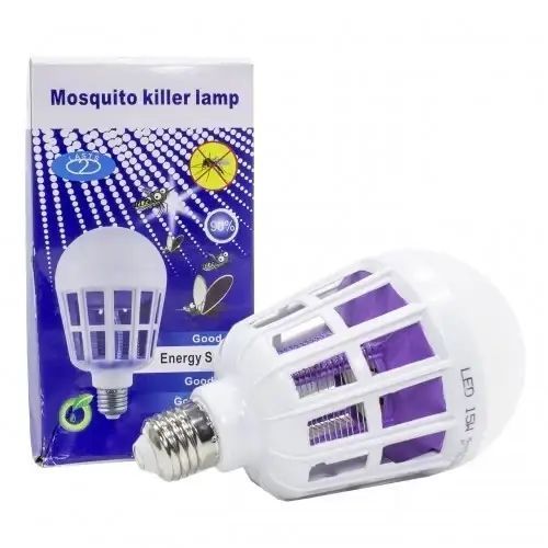 Світлодіодна лампа відлякувач від комарів Mosquito Killer Lamp, 15Вт 50948522 фото