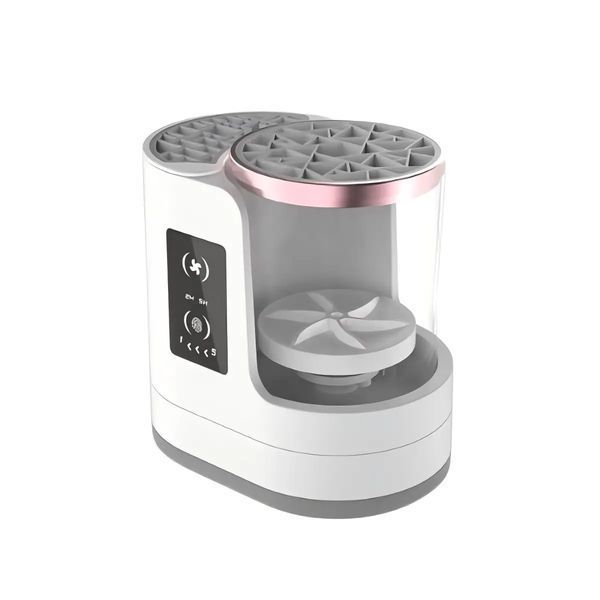 Електричний очищувач пензлів для макіяжу Electric makeup brush cleaner VEN-1046 фото