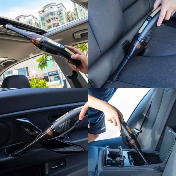 Бездротовий ручний пилосос для автомобіля 60 Вт / Вакуумний пилосос Vacuum Cleaner HY05 2000mAh 2018056 фото