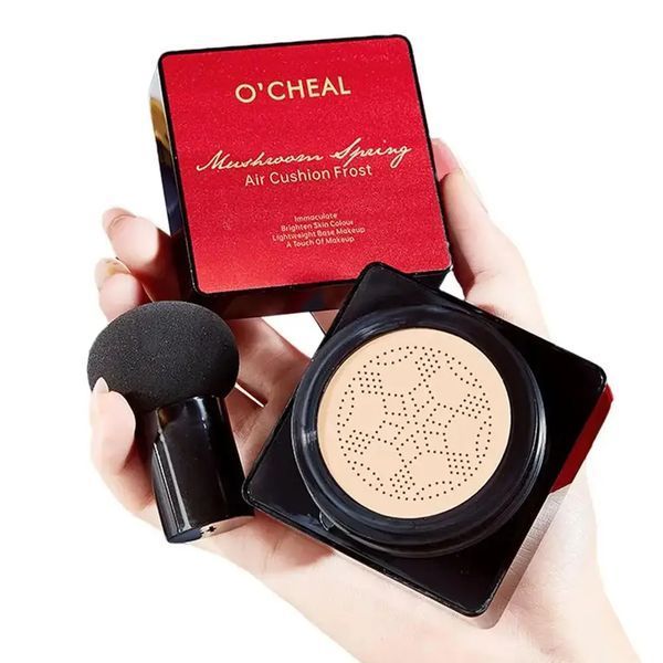 Тональний крем кушон для обличчя + спонжик Beauty Linasi Red O`CHEAL, Натуральний відтінок G0543 фото