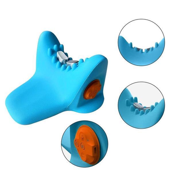 Електричний масажер для шиї LY-471 SPIN PILLOW для зняття м'язової напруги 2052945 фото