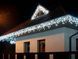 Різнокольоровий Новорічна святкова гірлянда бахрома 120 Led прозорий провід 3х0.5 м Dyd4141 фото 7
