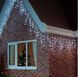 Різнокольоровий Новорічна святкова гірлянда бахрома 120 Led прозорий провід 3х0.5 м Dyd4141 фото 10