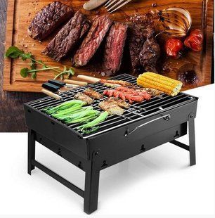 Портативний гриль TL-372 барбекю BBQ Grill Portable складний переносний мангал для дому дачі та туризму 228372 фото