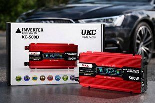 Перетворювач AC/DC KC-500D 500W+lcd, Інвертор у машину sp3738 фото