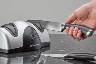 Подвійна електрична точилка Lucky Home Electric Knife Sharpener 2260025 фото