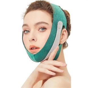 Универсальный V-образный ремень - маска для подтяжки лица и кожи FACE LIFT UP Полноразмерный бандаж - повязка для коррекции овала лица и подбородка 2054563 фото