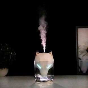 Зволожувач повітря портативний WOLF Air Humidifier, аромадифузор електричний з резервуаром для ефірної олії, ультразвуковий, 650 мл 2127652 фото