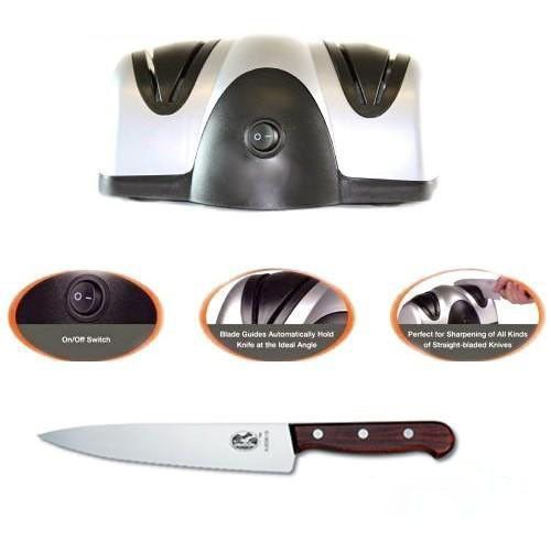 Подвійна електрична точилка Lucky Home Electric Knife Sharpener 2260025 фото