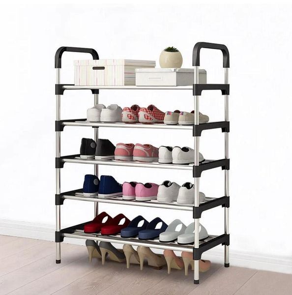 Полиця для взуття метал 5 секції Shoe rack Jam110 фото