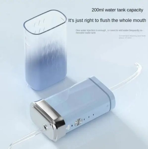 Портативний іригатор для чищення зубів, ясен та ротової порожнини Power-floss Shining Ipx7 LY-314 2052530 фото