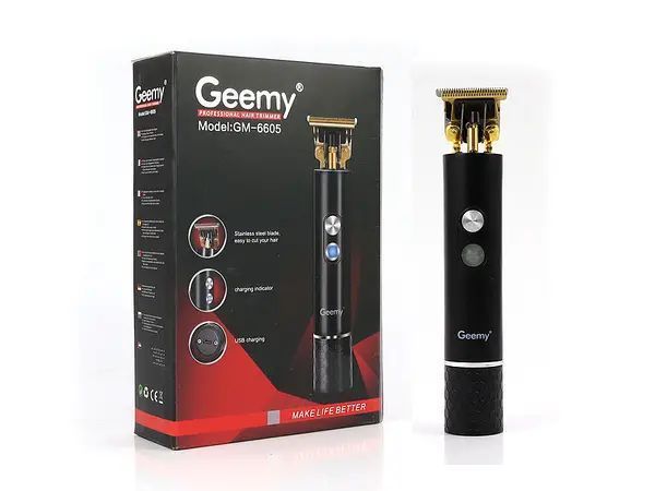 Машинка для стрижки волосся триммер Geemy Gm 6605 Mt8834 фото
