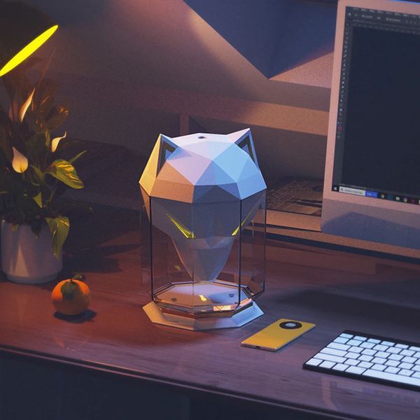 Зволожувач повітря портативний WOLF Air Humidifier, аромадифузор електричний з резервуаром для ефірної олії, ультразвуковий, 650 мл 2127652 фото