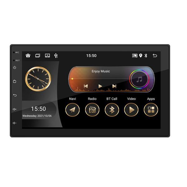 Автомагнітола універсальна MP5 CJ CP606 BT Android 8.0 2G-16G 2din плеєр з USB та SD sp6997 фото