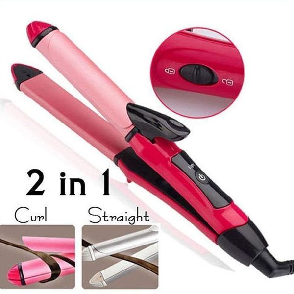 Плойка-праска для волосся Nova 2in 1 Beauty Set NHC-2009 Розпродаж 2262009 фото