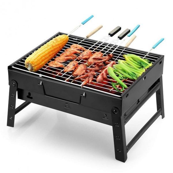 Портативний гриль TL-372 барбекю BBQ Grill Portable складний переносний мангал для дому дачі та туризму 228372 фото