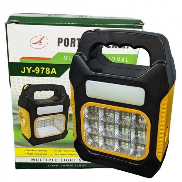 Ліхтар із повербанком на сонячній батареї переносний LED Solar JY-978A R8426 фото