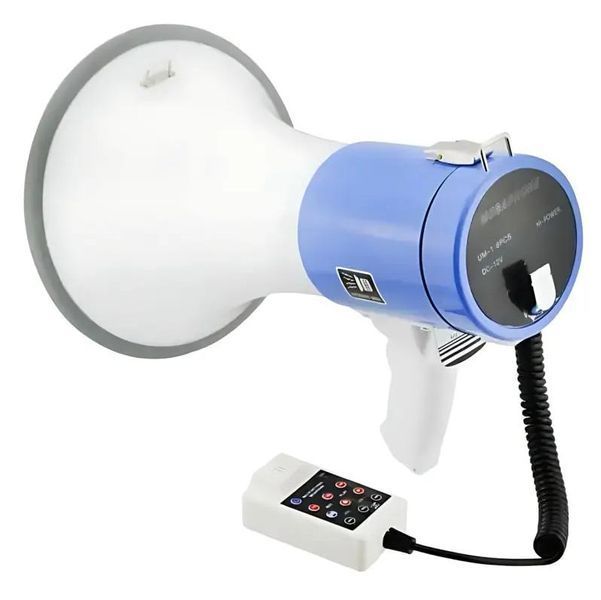 Гучномовець MEGAPHONE ER 66, 12v, рупор UKC 50 Вт з регулюванням гучності sp5077 фото