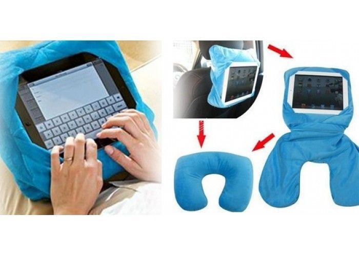 Універсальна подушка-підставка 3 в 1 Go Go Pillow для планшета, подушка гоу гоу пілоу pr256315 фото