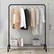 Одинарна стійка для одягу чорного кольору Double floor Hanger 212410120 фото 2
