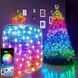 Світлодіодна розумна гірлянда Smart Роса RGB 100 LED з Bluetooth для ялинки від USB 10м Jam3939 фото 1