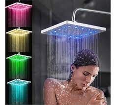 Насадка для душу з LED підсвічуванням RGB LED SHOWER Світлодіодна Лійка 2053309 фото
