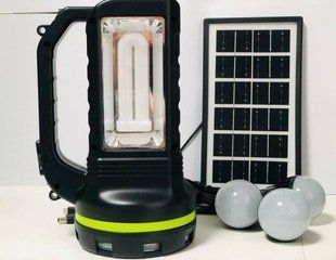 Портативна сонячна система GDLITE GD-2000А універсальна сонячна панель повербанк FM радіо OK 4235263 фото