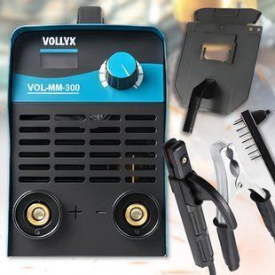 Інверторний зварювальний апарат Vollyx VOL-MM-300 із цифровим дисплеєм 220V G6348 фото