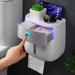 Тримач для туалетного паперу паперових рушників Towel Holder Ecoco 20524 фото
