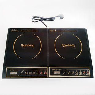 Плита індукційна на 2 конфорки Rainberg RB-817 228555467 фото