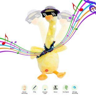 Інтерактивна іграшка повторювальна Talking duck 2124260 фото