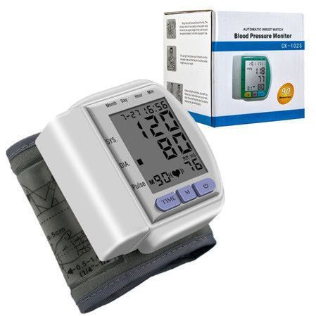 Автоматичний тонометр для вимірювання тиску пульсу на зап'ясті Blood Pressure Monitor CK-102S 2260010 фото