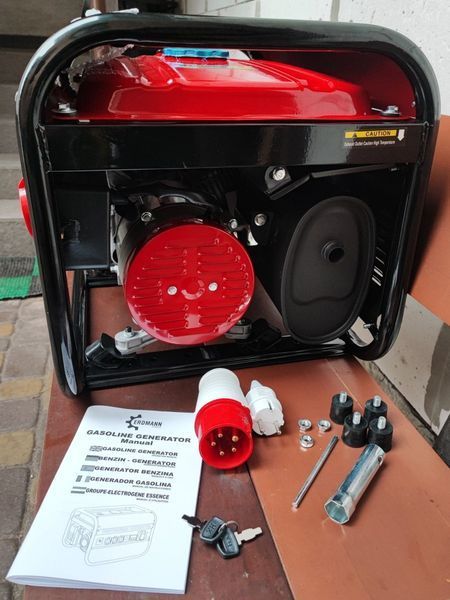 Генератор бензиновий ER-9500 Erdmann Tools (3 фази, 2,5 кВт) ER-9500 фото