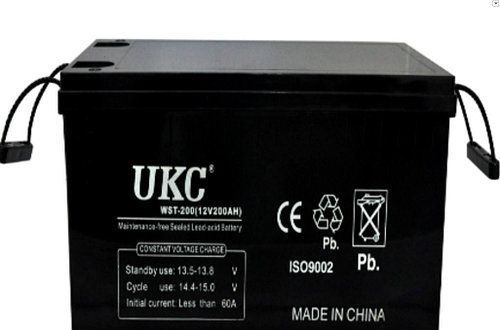 Акумулятор battery gel 12V 200A ukc sp2001382 фото