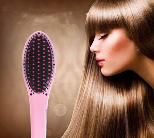 Електричний гребінець-випрямляч Fast Hair Straightener HQT-906 sa90233 фото