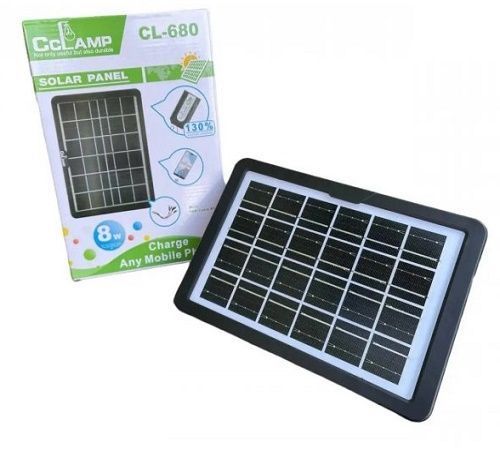 Сонячна панель CCLamp CL-680 Solar 8Вт 540680 фото