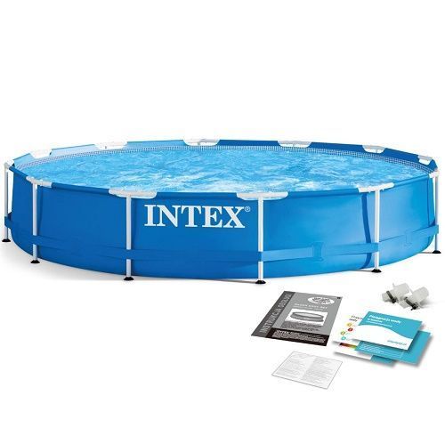 Каркасний басейн Intex 28210 (366х76 см) адаптер для зливу води I28210 фото