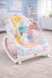 Дитяче крісло-гойдалка Fisher Price / Дитячий шезлонг з музичною підвіскою та регульованою спинкою Jam4769 фото 1