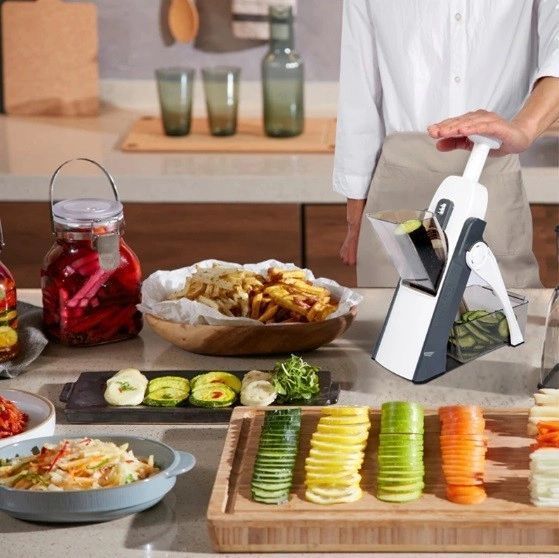Терка для овощей Brava Spring Slicer Ресторанное качество нарезки овощей на вашей кухне G8878747 фото