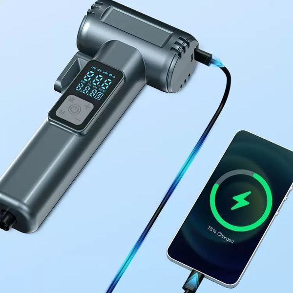 Автомобільний компресор 150PSI 12V, що перезаряджається, з Powerbank SW-201B SW-201B фото