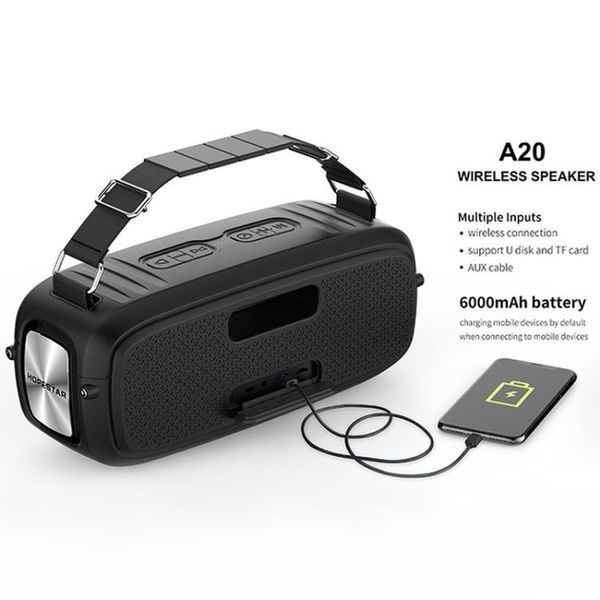 Бездротова Bluetooth колонка Hopestar A20 PRO c Мікрофоном Караоке 239A20PRO фото
