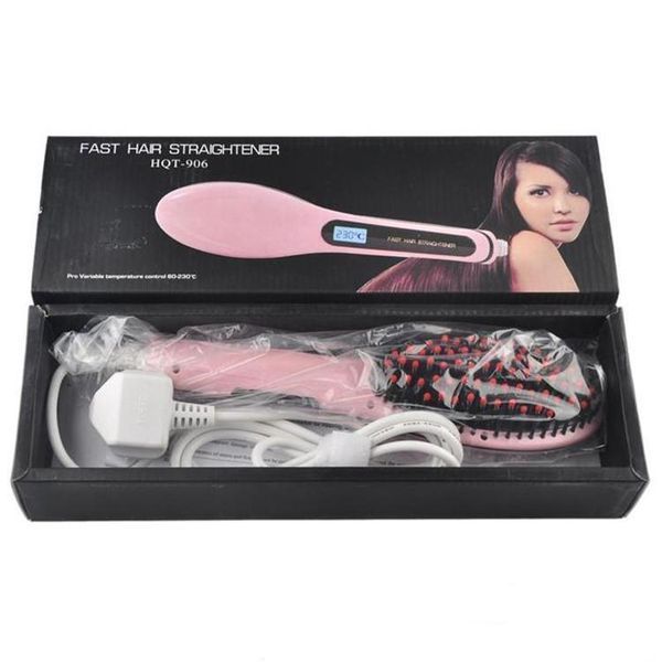 Електричний гребінець-випрямляч Fast Hair Straightener HQT-906 sa90233 фото