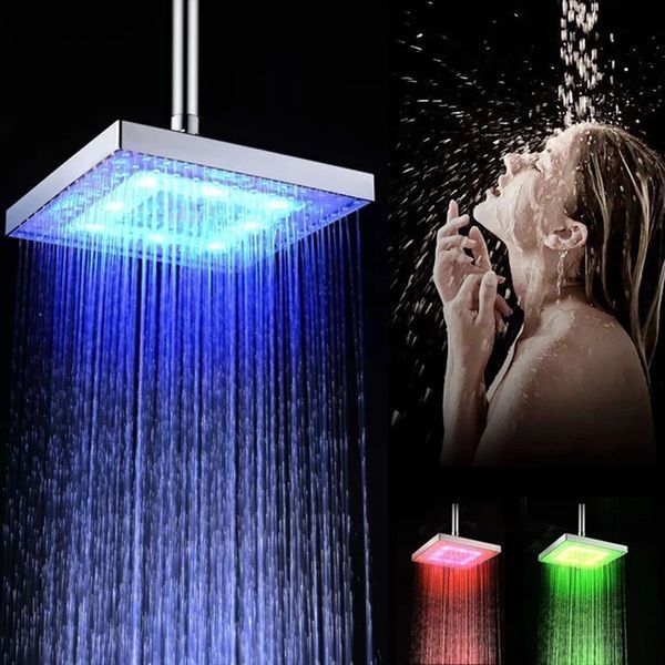Насадка для душу з LED підсвічуванням RGB LED SHOWER Світлодіодна Лійка 2053309 фото